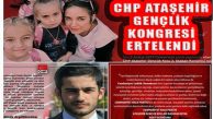 CHP Ataşehir Gençlik Kongresi Ertelendi