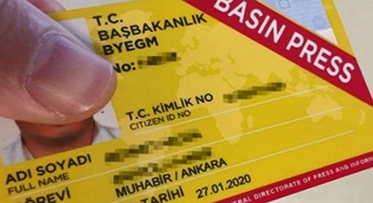 Sarı Basın Kartını Meslek Örgütleri Vermeli