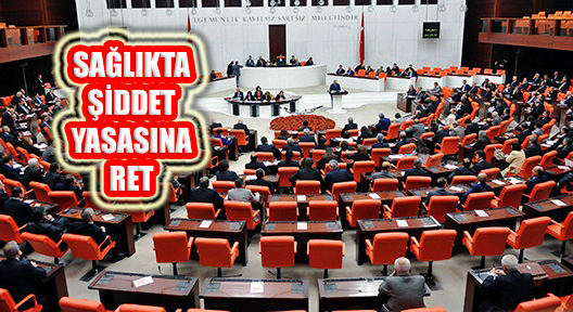 Sağlıkta Şiddet Yasası Teklifine Ak Parti ve MHP Oylarıyla Ret