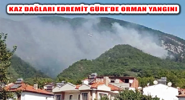 Balıkesir Edremit İlçesi Kaz Dağları’nda Orman Yangını