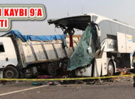 Soma’da Otobüsün TIR’a Çarptığı Kazada Ölüm 9’a Çıktı
