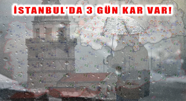 AKOM ve Meteoroloji İstanbul’da Kuvvetli Kar Yağışları Uyarısı!