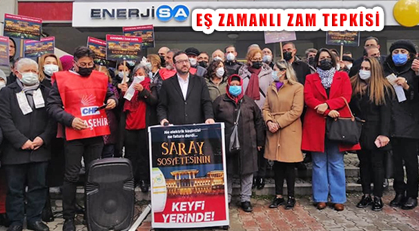 CHP Ataşehir’den 81 İl İle Eş Zamanlı Açıklama, ‘ Zamları Geri Alınsın’