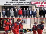 Ataşehir’de ‘Deprem Anı ve Tahliye Tatbikatı’ Gerçekleştirildi
