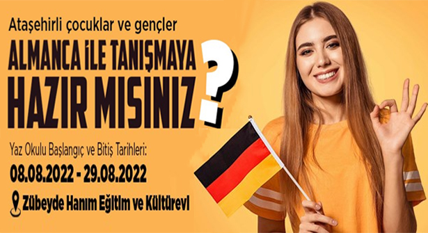 Ataşehirli Çocuklar ve Gençler Almanca İle Tanışıyor