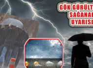 Marmara’da 10 İl İçin Gök Gürültülü Sağanak Yağış Uyarısı