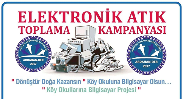 Maltepe Ardahanlılar Derneği Elektronik Atık Dönüşüm Projesi