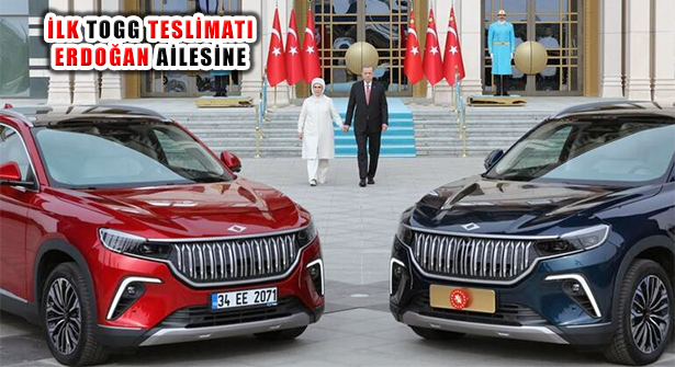 TOGG Teslimatları Başladı: Bir Erdoğan’a, Bir Eşine