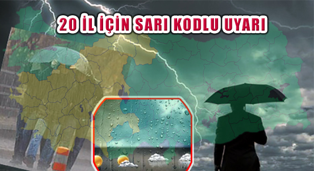 Trakya ve Batı Karadeniz’de Yerel Kuvvetli Sağanak Yağış Bekleniyor!