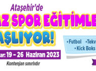 Ataşehir Belediyesi Yaz Spor Eğitimleri Kayıtları 19 Haziran’da Başlıyor