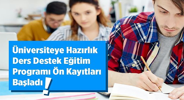 Üniversiteye Hazırlık Ders Destek Eğitim Online Kayıtlar Başladı