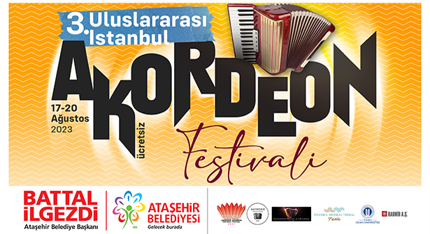 3. Uluslararası İstanbul Akordeon Festivali Ataşehir’de Başlıyor