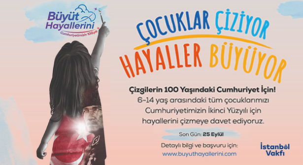 Tüm Çocuklar Cumhuriyet İçin Hayalleri Çiziyor