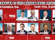 CHP İstanbul’un 39 İçe Belediye Başkan Adayları Belli Oldu