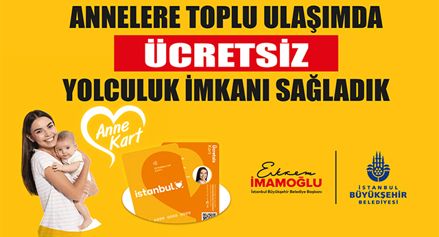 İBB ‘Anne Kart Uygulaması’ İle 675 Bin Anneye Ulaştı