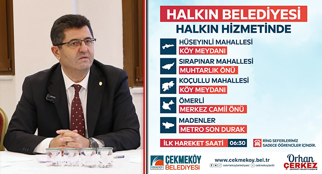 Çekmeköy Gençleri İstedi, Başkan Mahallelere Ücretsiz Ulaşım Servislerini Hizmete Aldı