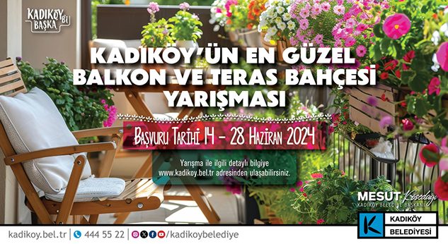 Kadıköy ’de En Güzel Bahçeler Yarışacak