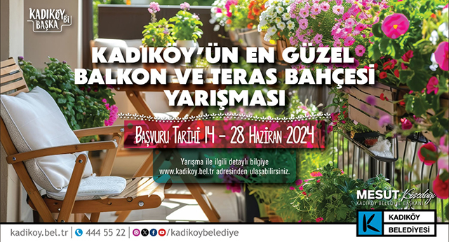 Kadıköy ’de En Güzel Bahçeler Yarışacak