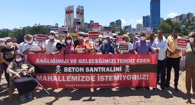 Ataşehir Kent Konseyi, ‘Beton Santralini Mahallemizde İstemiyoruz!’