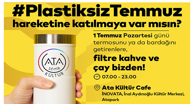 Ataşehir’de ‘Plastiksiz Temmuz’ Hareketiyle Ücretsiz Çay Ve Kahve