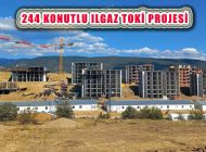 ILGAZ TOKİ Projesi İnşaatı Devam Ediyor, Bloklar Yükseliyor