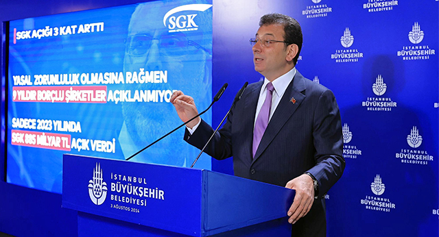 Ekrem İmamoğlu: İBB’nin SGK’ya Tek Kuruş Borcu Yok