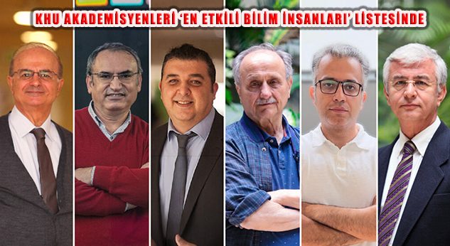 Kadir Has Üniversitesi Akademisyenleri ‘En Etkili Bilim İnsanları’ Listesinde