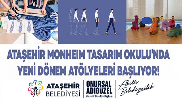 Ataşehir – Monheim Tasarım Okulu Çocuk Sanat Atölye Kayıtları Başlıyor