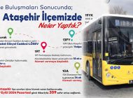 Ataşehir’in Toplu Ulaşım Sorununun Çözümü İçin 209 Sefer Artışı