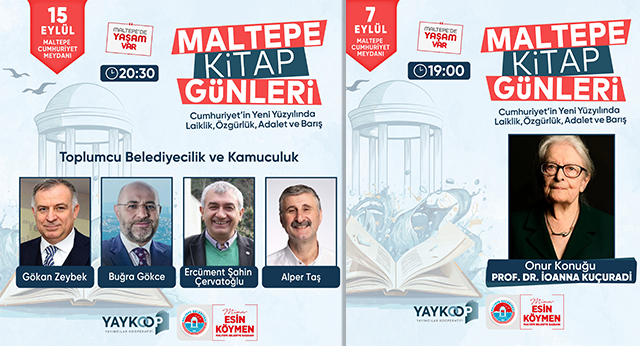 Maltepe Kitap Günleri ‘Maltepe’de Kitap Var Sloganıyla Başlıyor