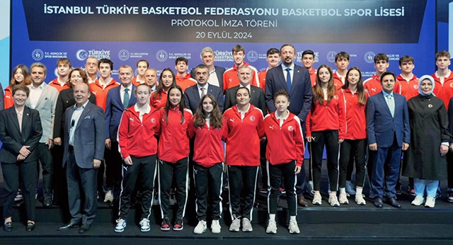 İstanbul ‘TBF Basketbol Spor Lisesi’nin Protokolü Törenle İmzalandı