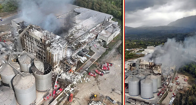 Sakarya Hendek’te Makarna Fabrikasında Patlama ve Yangın: 1 Ölü, 30 Yaralı