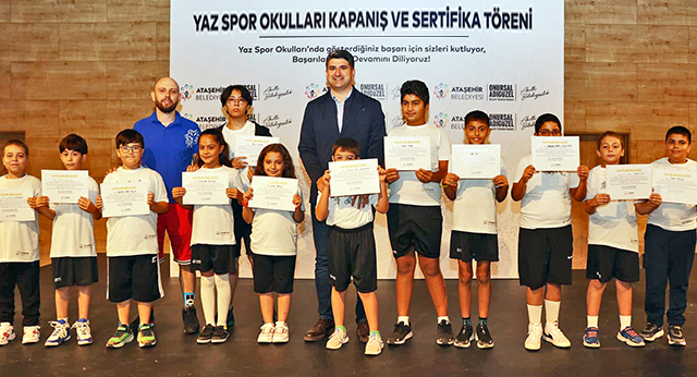 Ataşehir Belediyesi Yaz Spor Okullarının Coşkulu Kapanış Töreni