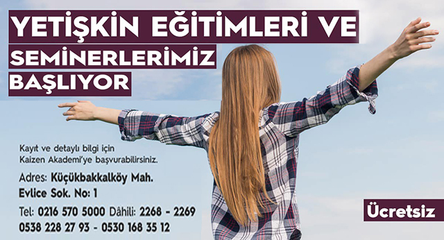 Ataşehir Belediyesi, Yetişkinlere Yönelik Eğitimler ve Seminerler Düzenliyor