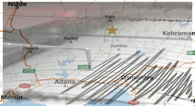 Adana Kozan merkezli Deprem Bölgede vatandaşları Sokağa Döktü