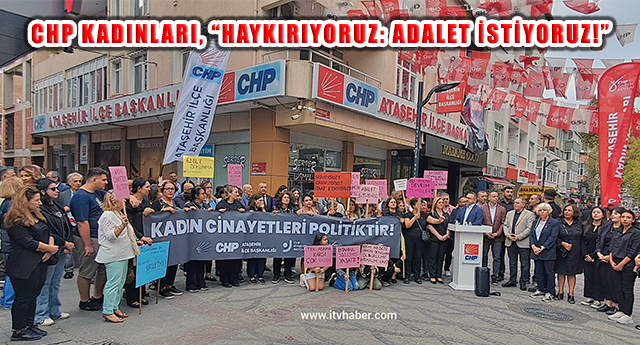 CHP Ataşehir Kadın, ‘Hukuk, Kolluk Kadınları Korumuyor, Yasalar Etkin Uygulanmıyor’