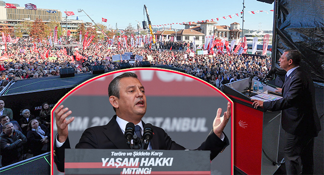 CHP Lideri Özgür Özel,  ‘Yaşam Hakkı İçin Buradayız’