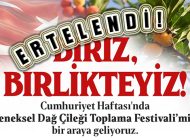 Ataşehirlilerin Dikkatine, ‘Geleneksel Dağ Çileği Toplama Festivali’ Ertelendi!