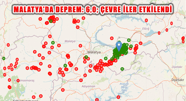 Malatya 6 Şiddetinde Depremle Sarsıldı, Çevre İller Etkilendi