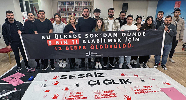 CHP Ataşehir Gençlik, ‘Yaşam İçin, Adalet İçin, Gelecek İçin Mücadele Edeceğiz!’