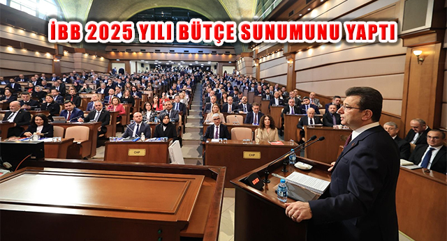 Başkan İmamoğlu İBB’nin 2025 Bütçesini Açıkladı:  564 Milyar