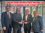 Çankırı Konfederasyonu Ekibi Kemal Kılıçdaroğlu’nu ziyaret etti