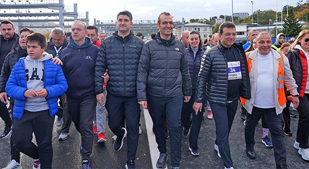 Ekrem İmamoğlu, Türkiye İş Bankası 46. İstanbul Maratonu’nu Başlattı