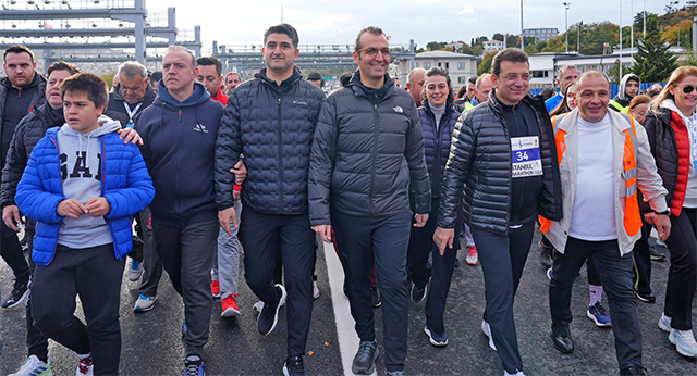 Ekrem İmamoğlu, Türkiye İş Bankası 46. İstanbul Maratonu’nu Başlattı