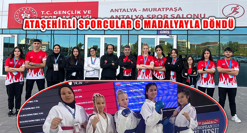 Antalya Avrupa Ju-Jitsu Şampiyonasına Ataşehirli Sporcular Damga Vurdu