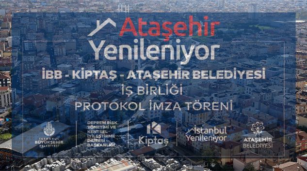 İBB, KİPTAŞ ve Ataşehir Belediyesi, Deprem Riski İş Birliği Protokolü İmzalıyor