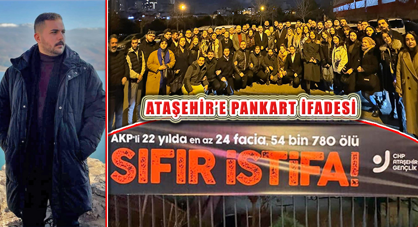 CHP Ataşehir Gençlik ‘Sıfır İstifa’dan Emniyette